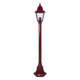 Paris Single Head Short Post Light - Burgundy Finish / B22 Paris Single Head Short Post Light - Burgundy Finish / B22